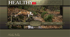 Desktop Screenshot of healthy-bulldogs.co.uk